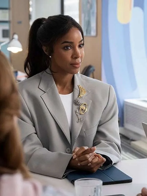 Relationship Goals 2026 Kelly Rowland Grey Blazer