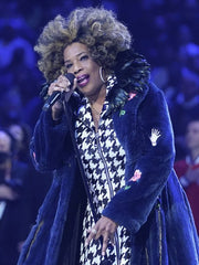 Macy Gray NBA All Star Game Coat