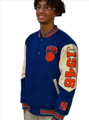 Egypt Dean Knicks Victory Parade 2026 Varsity Jacket