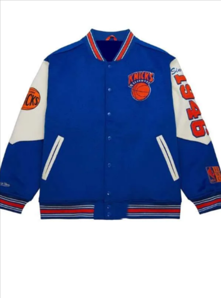 Egypt Dean Knicks Victory Parade 2026 Varsity Jacket