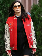 NYC 2026 Famke Janssen Varsity Jacket