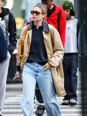 NYC 2026 Gigi Hadid Car Coat