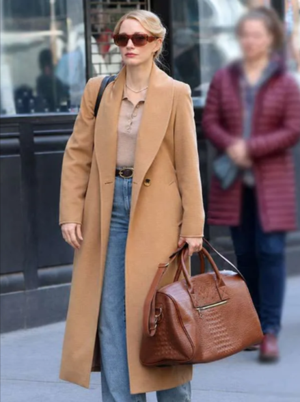 Off Weeks 2026 Jessica Chastain Wool Coat