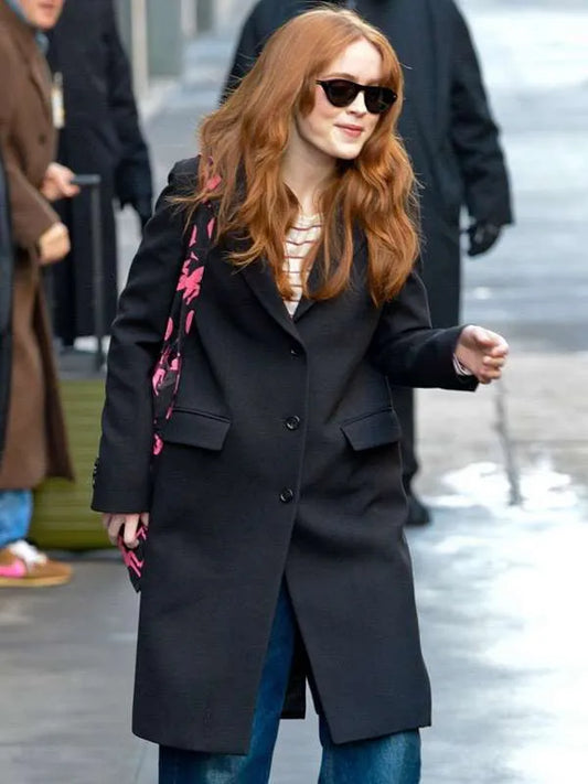 NYC 2026 Sadie Sink Coat