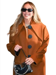 NYC Este Haim 2026 Brown Coat