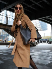 New York City 2026 Olivia Ponton Brown Coat