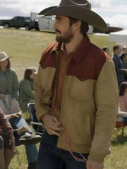 Nathan Pryce Heartland S18 Suede Leather Jacket