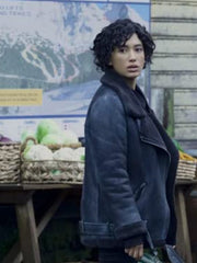 Upload Season 2 Nora Antony Shearling Jacket