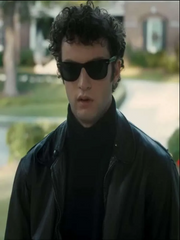 Oh What Fun Dominic Sessa Black Leather Jacket