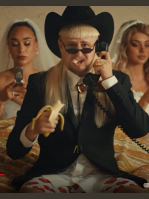 Oliver Tree Cowboy Tears Black Blazer