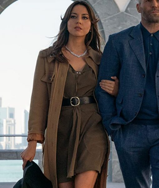 Aubrey Plaza Operation Fortune Ruse de guerre Cotton Coat