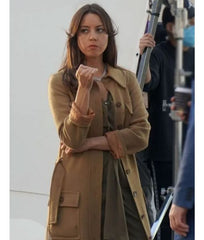 Aubrey Plaza Operation Fortune Ruse de guerre Cotton Coat