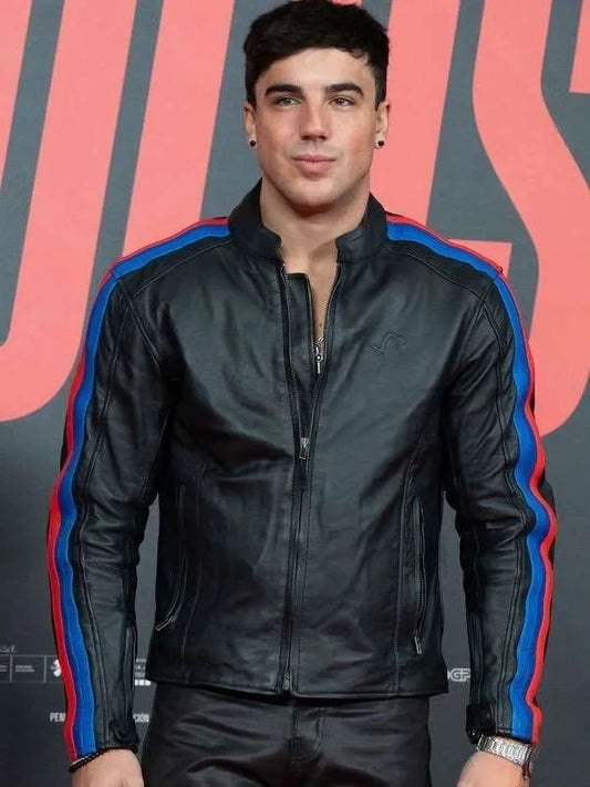 Idolos Oscar Casas Biker Leather Jacket