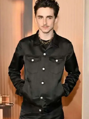 Timothee Chalamet Oscars Dinner 2026 Black Jacket