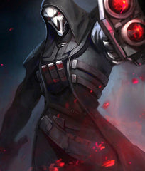 Overwatch Reaper Leather Coat With Vest