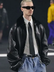PFW Romeo Beckham Leather Jacket