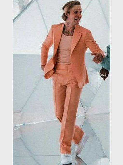 Justin Bieber Peaches Suit
