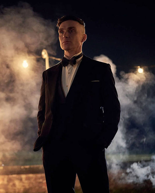 Peaky Blinders Thomas Shelby Black Tuxedo Suit