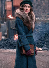 Peaky Blinders S5 Ada Shelby Fur Collar Long Coat