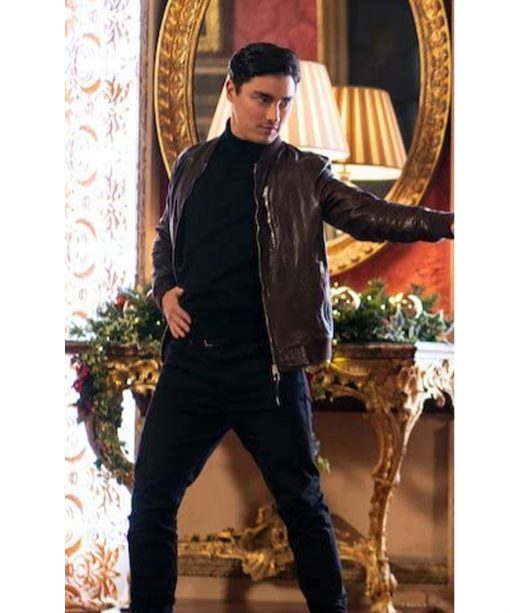 The Princess Switch Peter Maxwell Leather Jacket