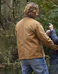 Pieces of Her Aaron Jeffery Brown Jacket
