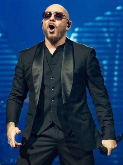 Pitbull I’m Back Tour Black Blazer