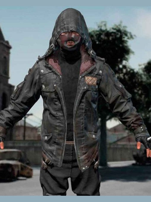 PlayerUnknown’s Battlegrounds Black Hooded Jacket