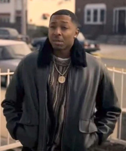 Power Book III Lou-Lou Black Bomber Jacket