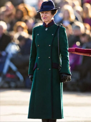 Princess Anne Anzac Day 2026 Green Coat