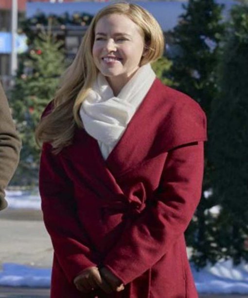 Project Christmas Wish Lucy Maroon Coat