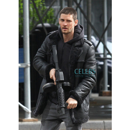 The Punisher Season 2 Ben Barnes Shearling Leather Jacket