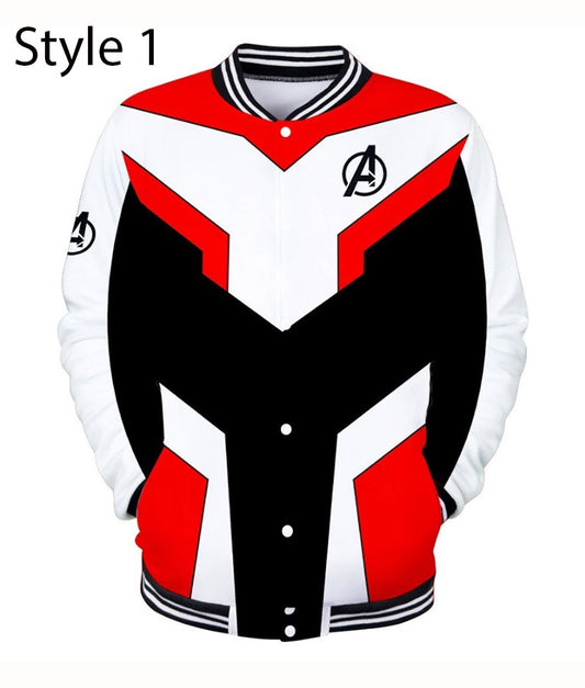 Avengers Endgame Quantum Realm Varsity Jacket