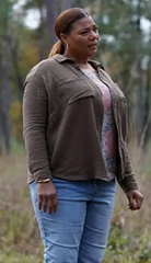 Queen Latifah Tiger Rising Shacket