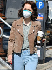 The Marvelous Mrs. Maisel S04 Miriam Maisel Brown Jacket