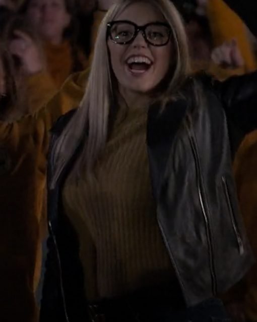 The Sex Lives of College Girls Black Leather Jacket