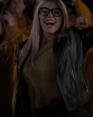 The Sex Lives of College Girls Black Leather Jacket