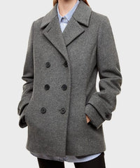 Riverdale S02 Betty Cooper Grey Double-Breasted Coat