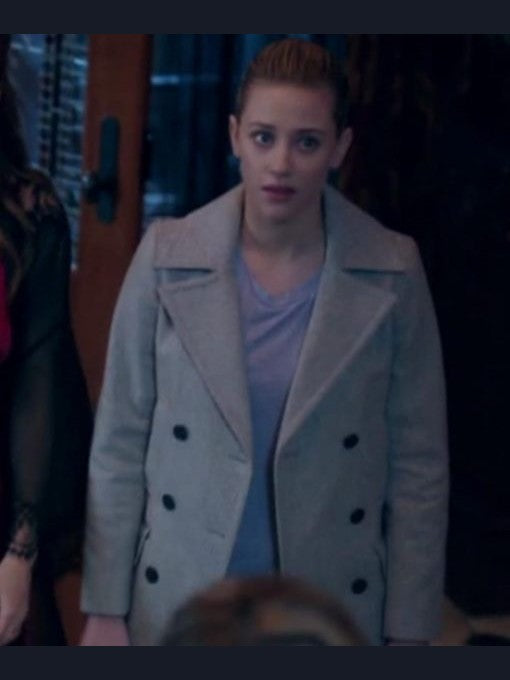Riverdale S02 Betty Cooper White Double-Breasted Coat