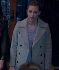 Riverdale S02 Betty Cooper White Double-Breasted Coat