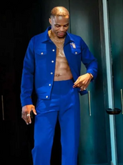 Met Gala 2026 Russell Westbrook Blue Jacket
