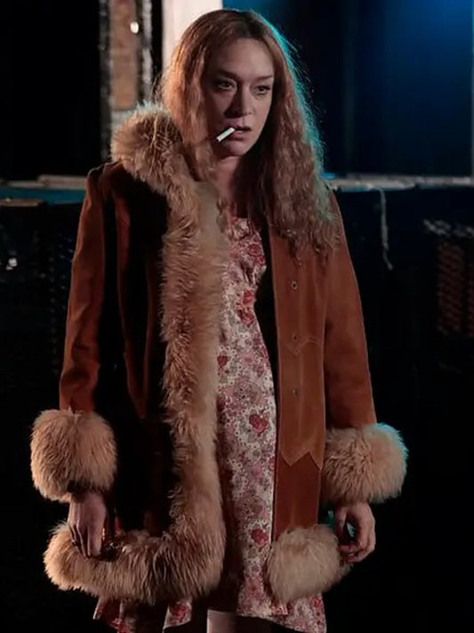 Russian Doll S02 Lenora Vulvokov Shearling Coat