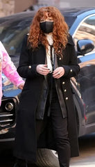 Russian Doll Season 2 Natasha Lyonne Black Wool Coat