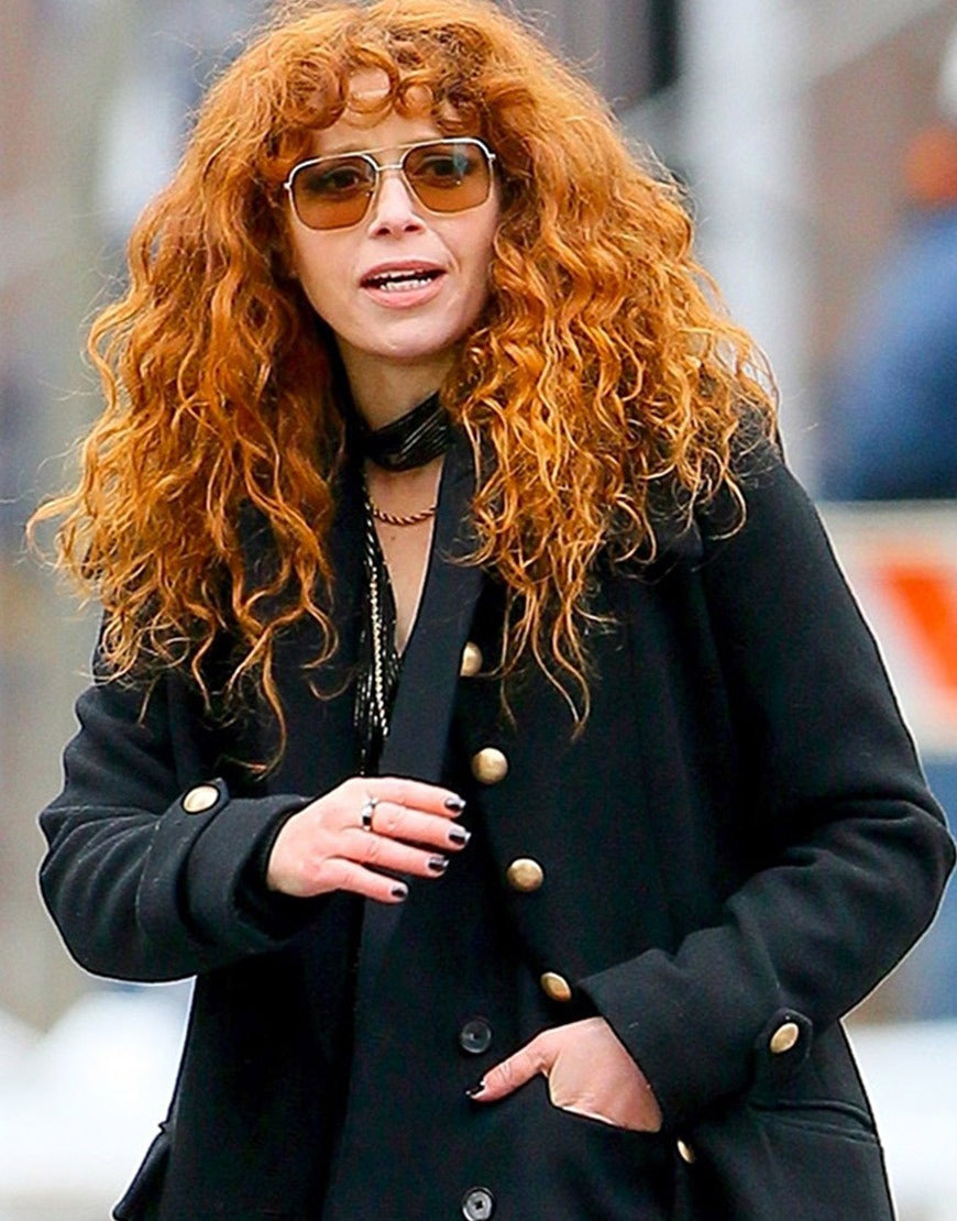 Russian Doll Season 2 Natasha Lyonne Black Wool Coat