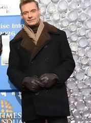 Eve With Ryan Seacrest 2026 Press Junket Peacoat