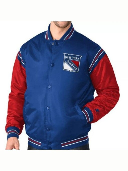 New York Rangers Full-Snap Jacket