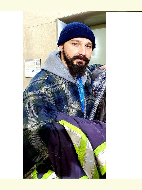 Shia LaBeouf Pieces of a Woman Plaid Jacket
