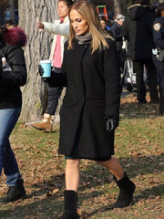 Jennifer Lopez Second Act Black Wool Coat
