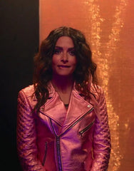 Sex/Life 2021 Billie Connelly Leather Jacket