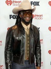Shaboozey iHeartRadio Music Awards Leather Jacket