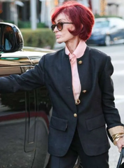 LA 2026 Sharon Osbourne Black Blazer
